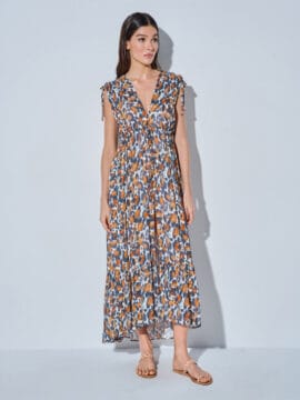 Maxi tunic, iconic animal pattern