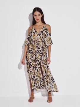 Maxi Tunic, Botanical pattern