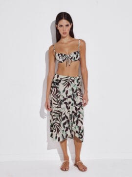 Satin Pareo, Botanical pattern