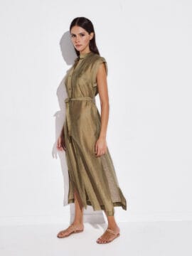 Maxi Shirt dress, Olive